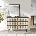 Six Drawer Storage Cabinet With High-quality Medium Density Fiberboard And Metal Frame