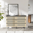Six Drawer Storage Cabinet With High-quality Medium Density Fiberboard And Metal Frame