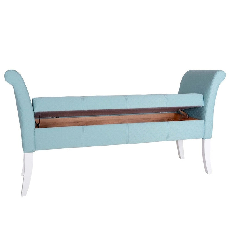 Upholstered Storage Bench with Environmentally Friendly Modern Design