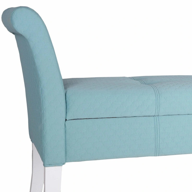 Upholstered Storage Bench with Environmentally Friendly Modern Design