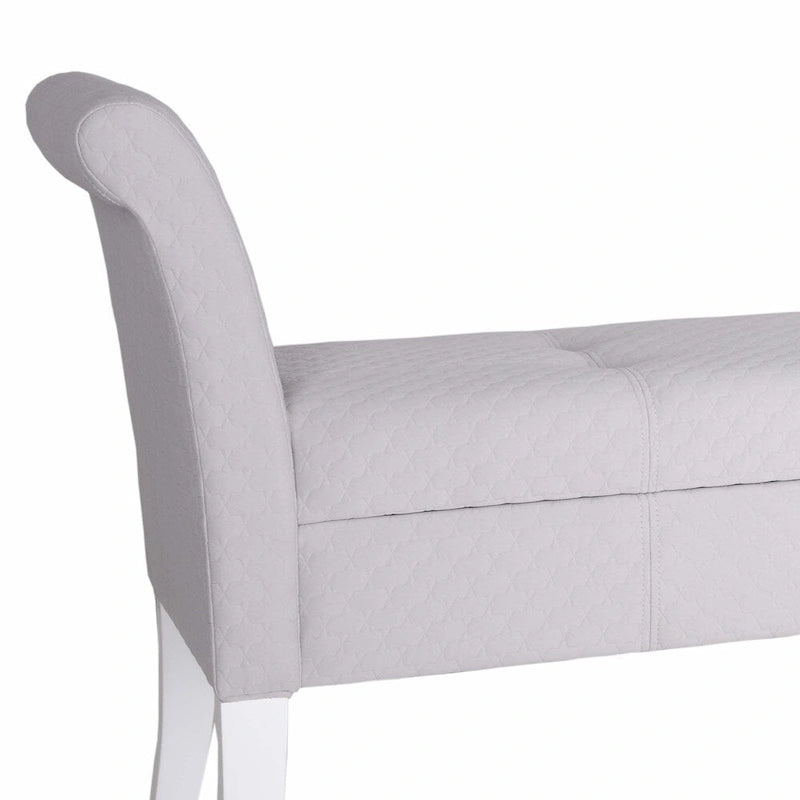 Upholstered Storage Bench with Environmentally Friendly Modern Design