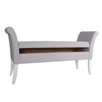 Upholstered Storage Bench with Environmentally Friendly Modern Design