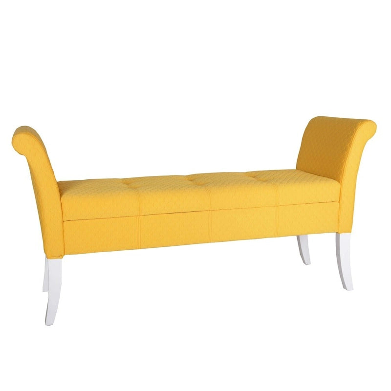 Upholstered Storage Bench with Environmentally Friendly Modern Design