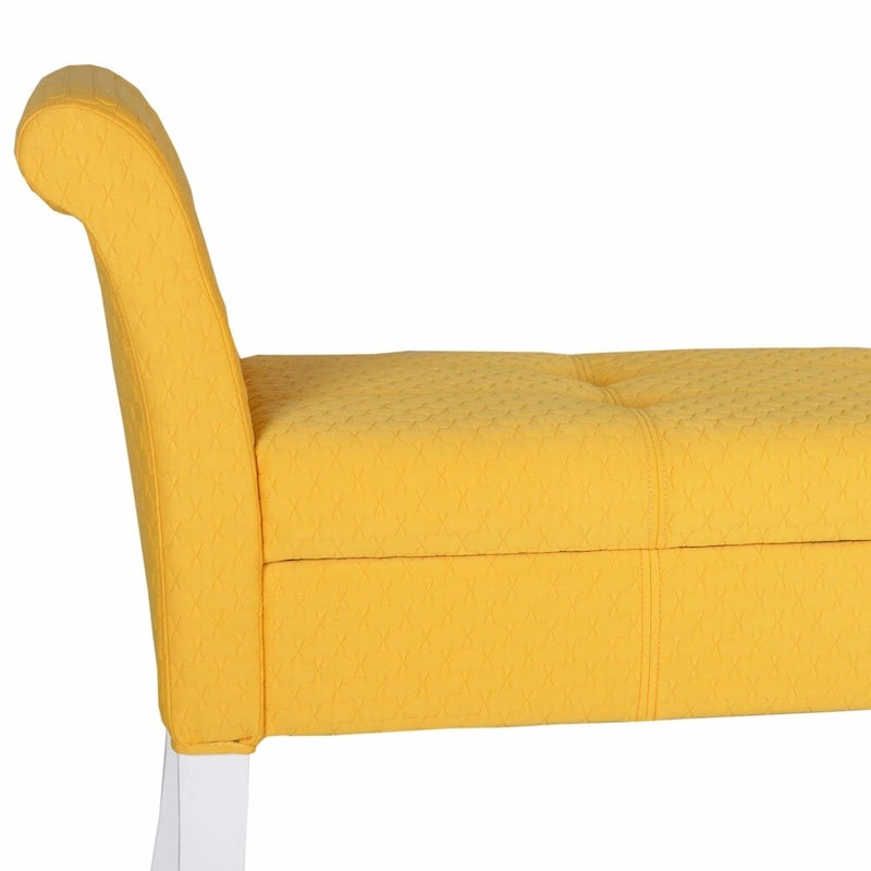 Upholstered Storage Bench with Environmentally Friendly Modern Design