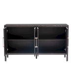 Sideboard Wooden Cabinet with Adjustable Shelves Large Storage Capacity