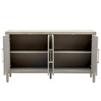 Sideboard Wooden Cabinet with Adjustable Shelves Large Storage Capacity