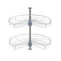 Lazy Susan 28 Diameter - 270 Degree Double Rack Stainless Steel
