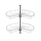 Lazy Susan 28 Diameter - 270 Degree Double Rack Stainless Steel