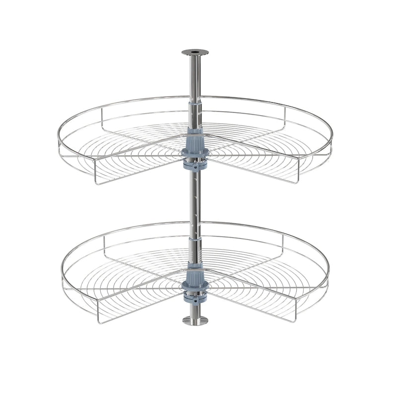 Lazy Susan 28 Diameter - 270 Degree Double Rack Stainless Steel