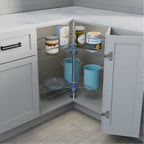 Lazy Susan 28 Diameter - 270 Degree Double Rack Stainless Steel