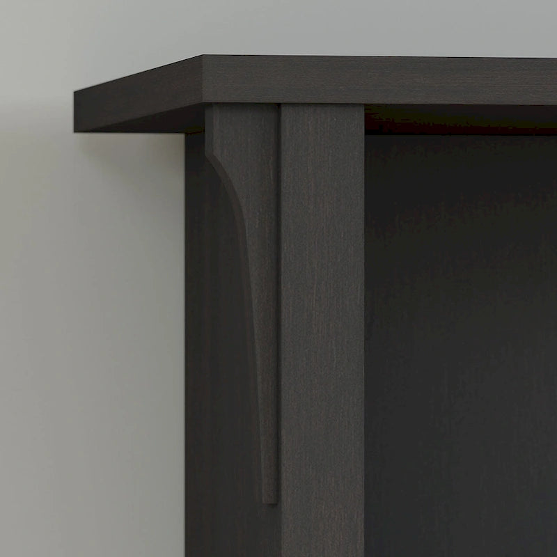 Salinas 60W Hutch for L Shaped Desk in Vintage Black