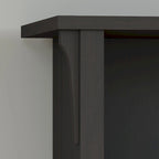 Salinas 60W Hutch for L Shaped Desk in Vintage Black