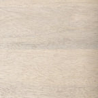 Light Brown Solid Wood w/ Gold Iron Base & 2 Door Accent Cabinet