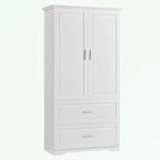 Bathroom Storage Cabinet with Two Doors Two Drawers