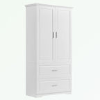 Bathroom Storage Cabinet with Two Doors Two Drawers