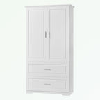 Bathroom Storage Cabinet with Two Doors Two Drawers