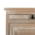 Red Tall Storage Unit with Two Shelves, Woven Basket, and Pull-Out Writing Surface