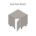 30 Sink Base Cabinets-High Double Door-Grey - 30 x 34 1/2 x 23 3/8