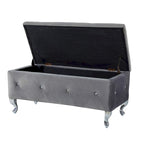 Upholstered Storage Bench For Bedroom Living Room Entryway