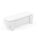 Linen Fabric Upholstered Bench with Large Storage Space for the Living Room, Entryway and Bedroom( 51.5x20.5x17 )