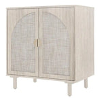 2 Doors Wood Pantry Organizer with Adjustable Laminates, Storage Cabinet for Bedroom, Living Room, Kitchen