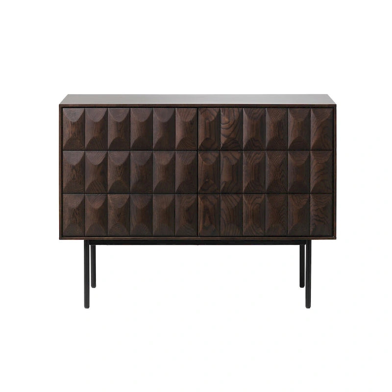 Modern Sideboard, Espresso Oak