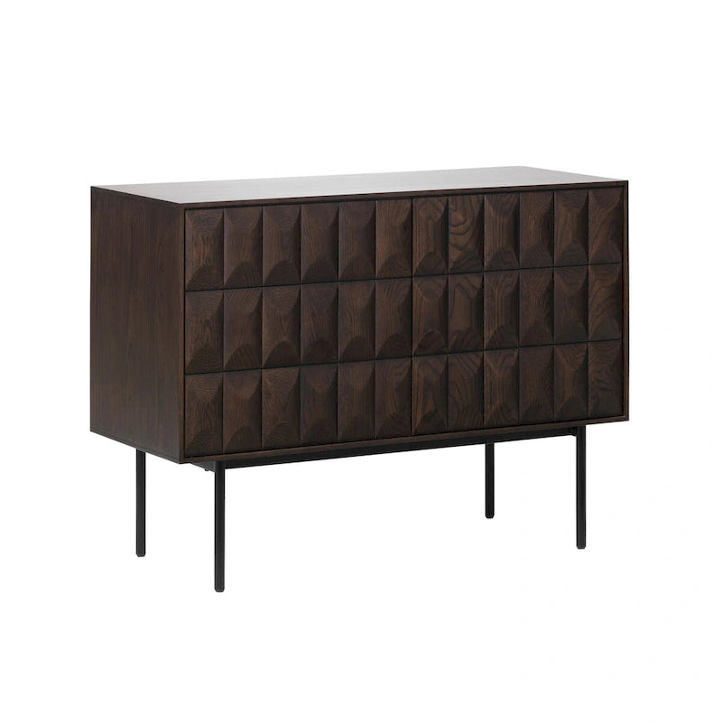 Modern Sideboard, Espresso Oak