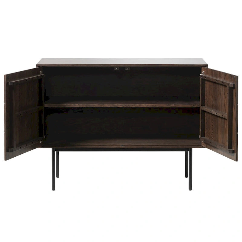 Modern Sideboard, Espresso Oak