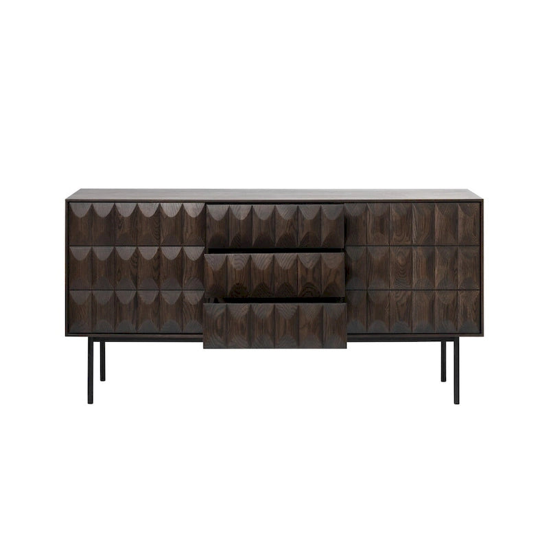 Modern Sideboard, Espresso Oak