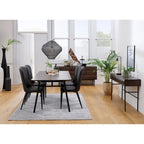 Modern Sideboard, Espresso Oak