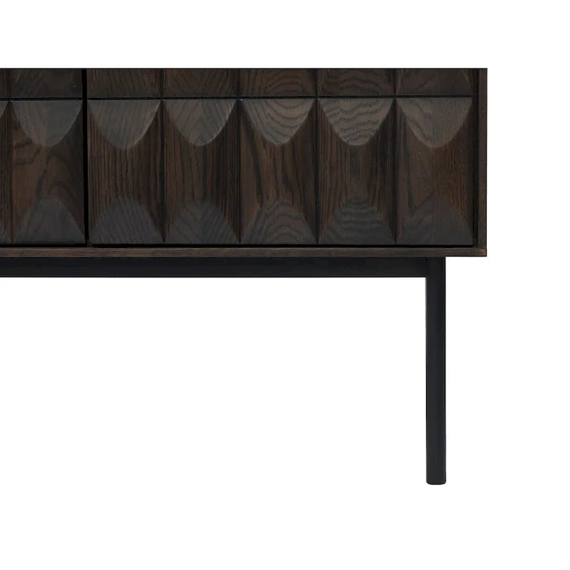 Modern Sideboard, Espresso Oak