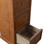 23 Wide 3-Drawer Reclaimed Pine File Cabinet