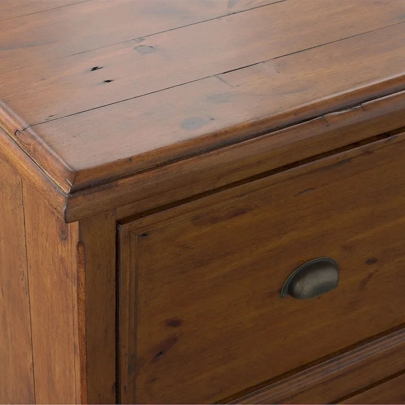 23 Wide 3-Drawer Reclaimed Pine File Cabinet