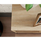 6-Cube Organizer Bookshelf with Storage White and Black Metal Base