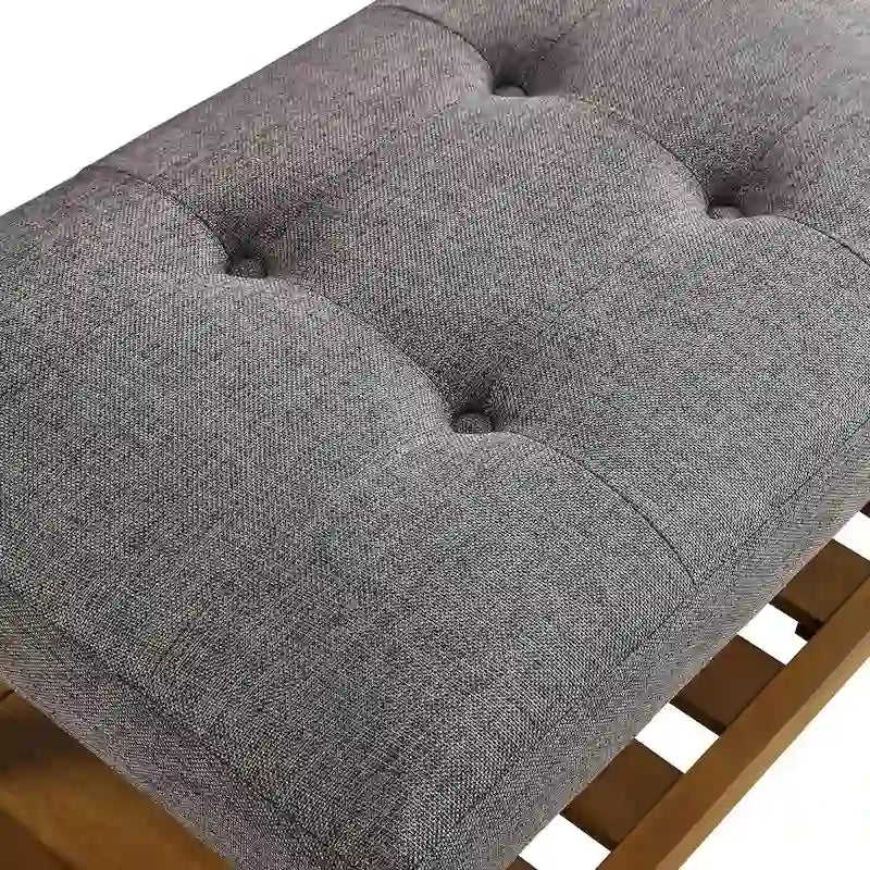 Wooden Bench, Gray & Oak