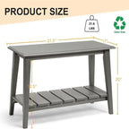 Bench with Storage - 31.5D x 20W x 17.01H