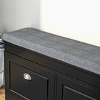 Modern Shoe Rack Bench for Entryway,Storage Organizer with Cushion