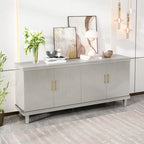 4-Door Storage Cabinet for Living Room, Kitchen, or Bedroom