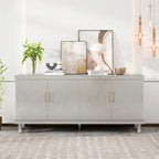 4-Door Storage Cabinet for Living Room, Kitchen, or Bedroom