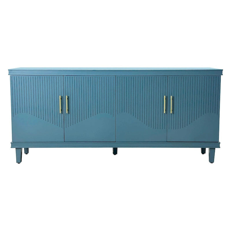 4-Door Storage Cabinet for Living Room, Kitchen, or Bedroom