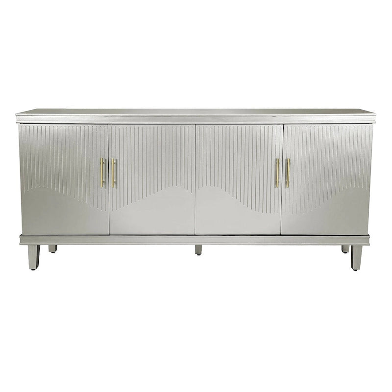 4-Door Storage Cabinet for Living Room, Kitchen, or Bedroom